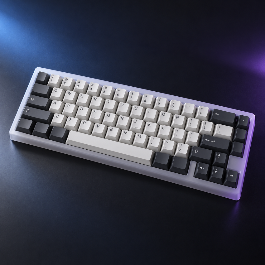 Halveniq Compact K65 Mechanical Keyboard, hero view