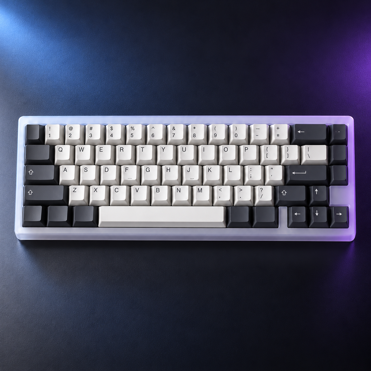 Halveniq Compact K65 Mechanical Keyboard, overview view