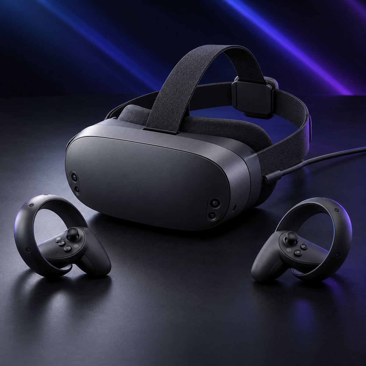 Halveniq Vista V1 Tethered VR Headset, hero view