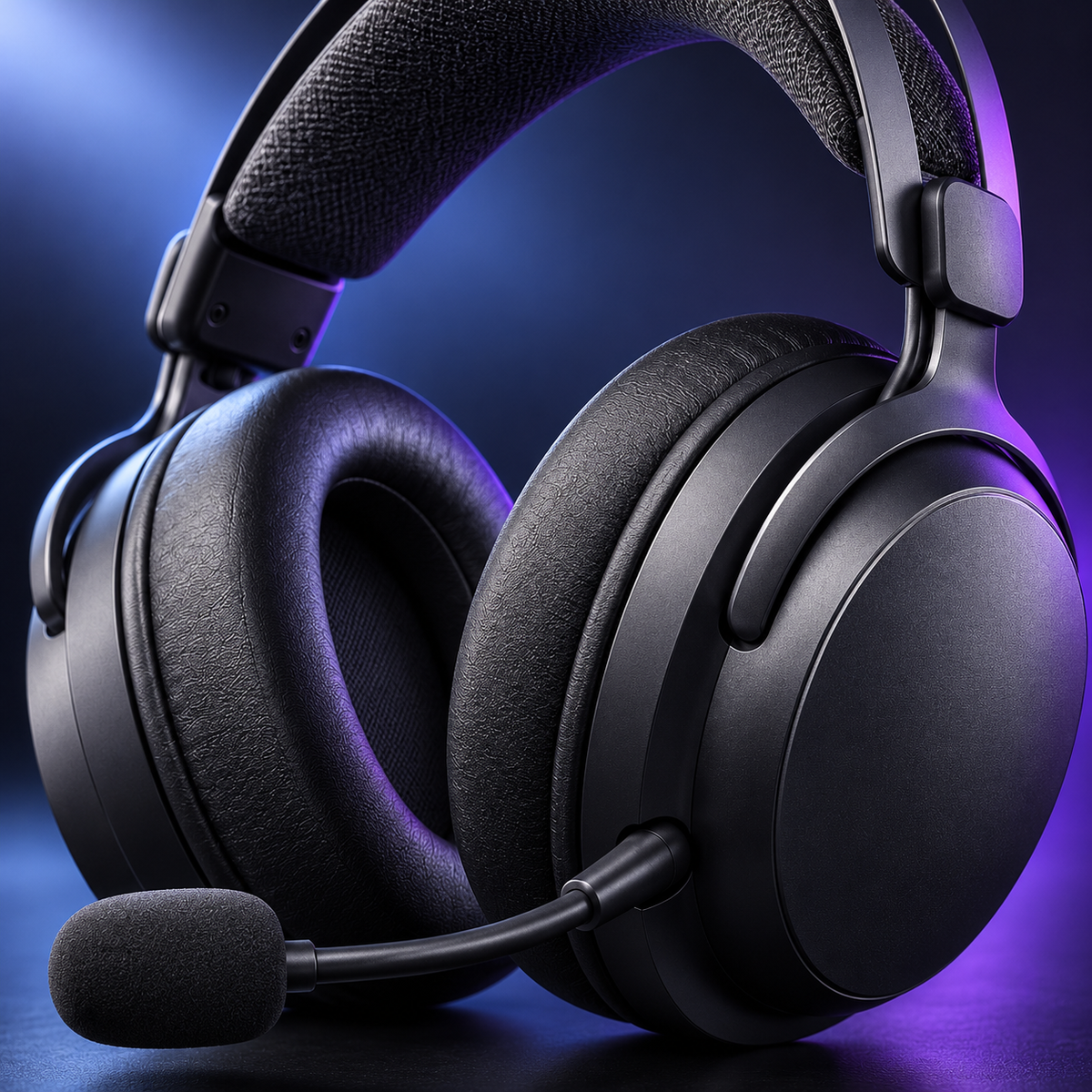 Halveniq Atmos H4 Closed-Back Gaming Headset, detail view