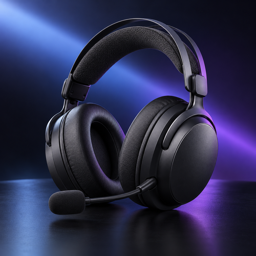Halveniq Atmos H4 Closed-Back Gaming Headset, hero view
