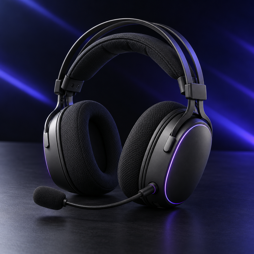 Halveniq Echo H1 Wireless Gaming Headset, hero view