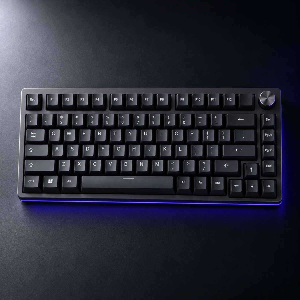 Halveniq Keystream K75 Mechanical Keyboard, overview view