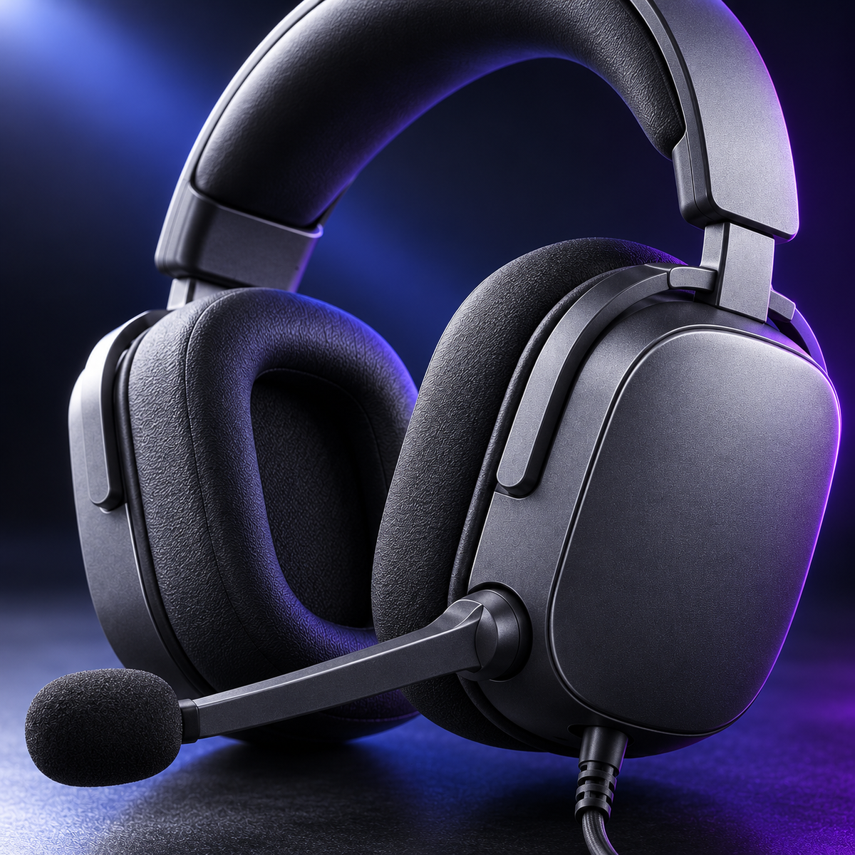 Halveniq Stage H2 USB Gaming Headset, detail view