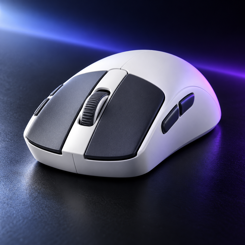Halveniq Strafe M3 Ambidextrous Gaming Mouse, hero view
