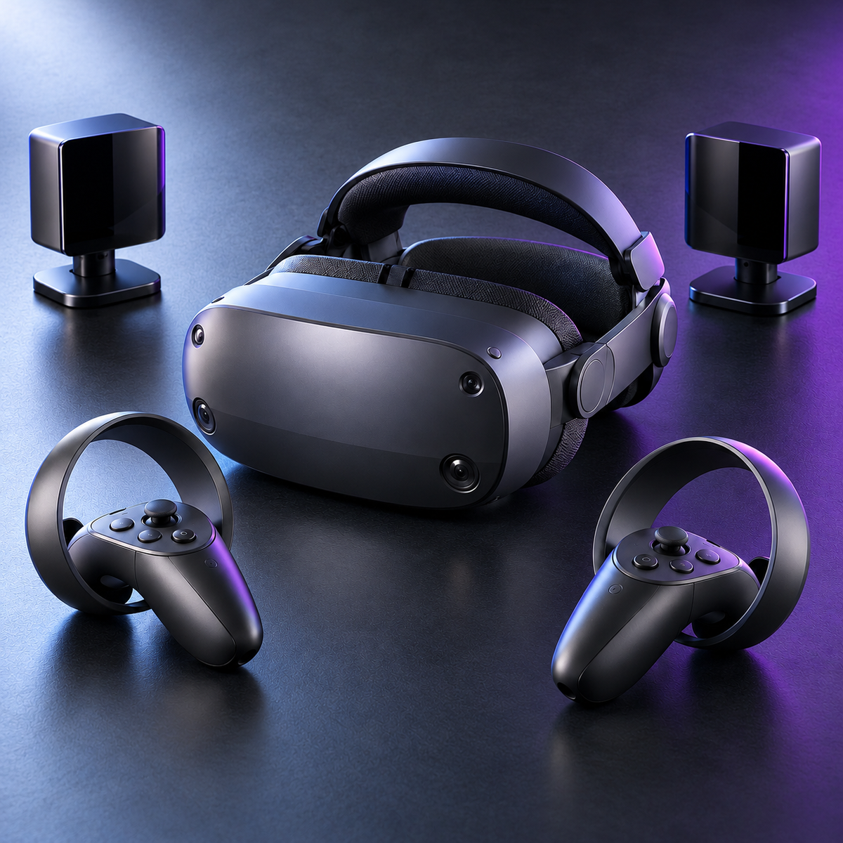 Halveniq Vista V4 Room-Scale VR Kit, overview view
